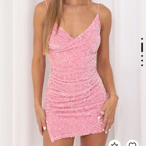 Lucy in the sky Brand New Sequins Dress